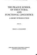 Tapa de The Prague School of structural and functional linguistics