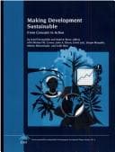 Tapa de Making development sustainable