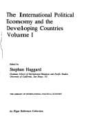 Tapa de The international political economy and the developing countries