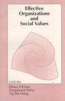 Tapa de Effective organizations and social values