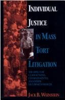 Tapa de Individual Justice in Mass Tort Litigation