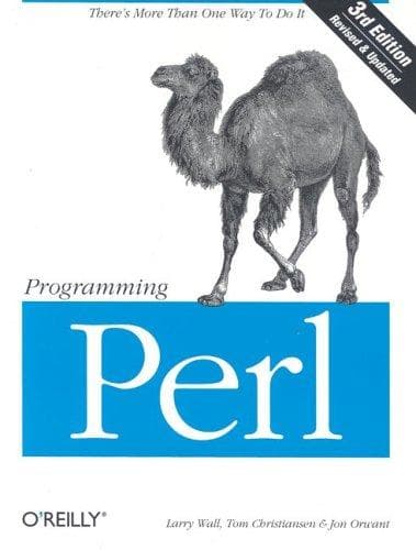 Tapa de Programming Perl