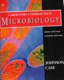 Tapa de Laboratory experiments in microbiology