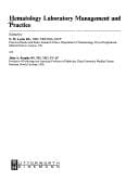 Tapa de Hematology laboratory management and practice