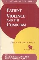 Tapa de Patient violence and the clinician