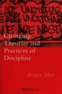 Tapa de Changing theories and practices of discipline