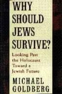 Tapa de Why should Jews survive?