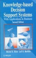 Tapa de Knowledge-based decision support systems