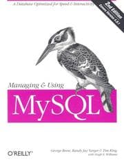 Tapa de Managing and using MySQL