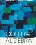 Tapa de College algebra