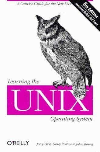 Tapa de Learning the UNIX Operating System
