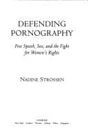 Tapa de Defending pornography