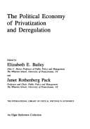 Tapa de The political economy of privatization and deregulation