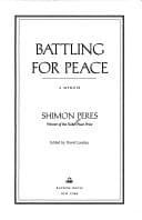 Tapa de Battling for peace