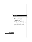 Tapa de Perspectives on theater air campaign planning