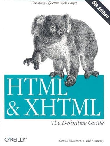 Tapa de HTML & XHTML