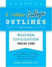Tapa de Western civilization from 1500