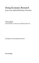 Tapa de Doing economic research