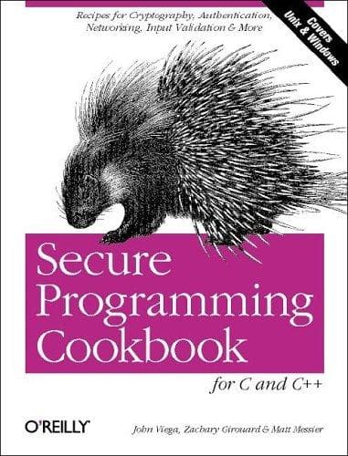Tapa de Secure programming cookbook for C and C++
