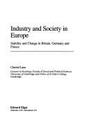 Tapa de Industry and society in Europe