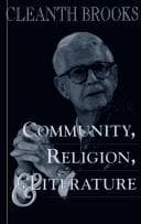 Tapa de Community, religion, and literature