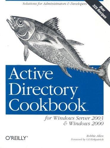 Tapa de Active Directory Cookbook