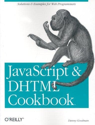 Tapa de JavaScript & DHTML Cookbook