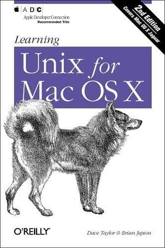 Tapa de Learning Unix for Mac OS X