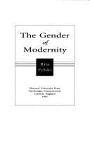 Tapa de The gender of modernity