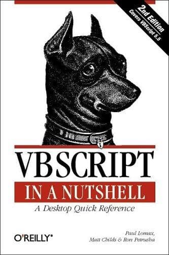 Tapa de VBScript in a Nutshell, 2nd Edition
