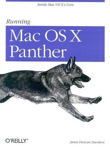 Tapa de Running Mac OS X Panther