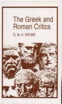 Tapa de The Greek and Roman critics