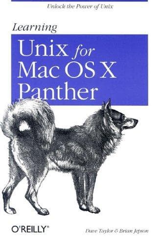 Tapa de Learning UNIX for Mac OS X Panther