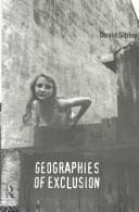 Tapa de Geographies of exclusion