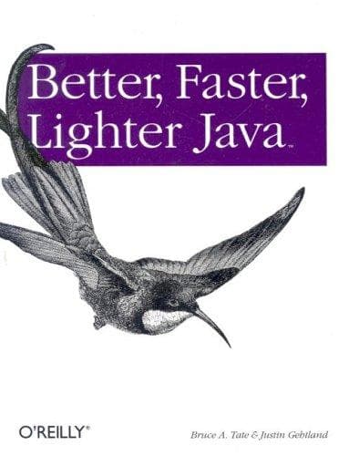 Tapa de Better, faster, lighter Java