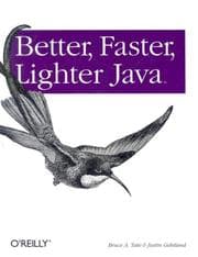 Tapa de Better, faster, lighter Java