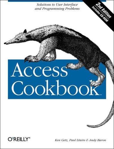Tapa de Access cookbook