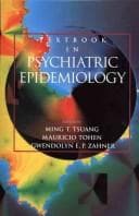 Tapa de Textbook in psychiatric epidemiology