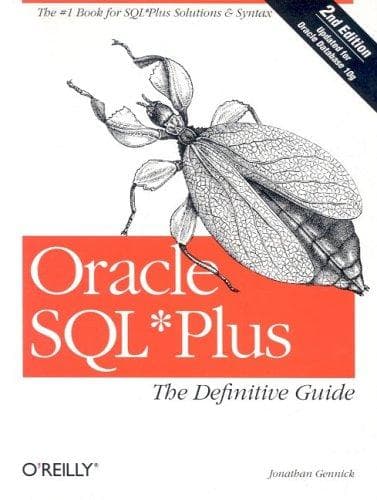 Tapa de Oracle SQL*Plus