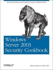 Tapa de Windows Server 2003 Security Cookbook
