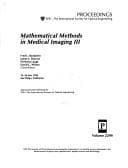 Tapa de Mathematical methods in medical imaging III
