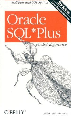 Tapa de Oracle SQL*Plus Pocket Reference