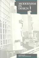 Tapa de Modernism in design