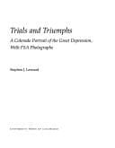 Tapa de Trials and triumphs
