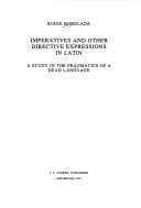 Tapa de Imperatives and other directive expressions in Latin