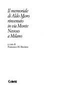 Tapa de Il  memoriale di Aldo Moro rinvenuto in via Monte Nevoso a Milano