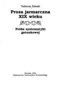 Tapa de Proza jarmarczna XIX wieku
