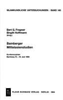 Tapa de Bamberger Mittelasienstudien
