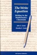 Tapa de The write equation