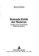 Tapa de Rettende Kritik der Moderne